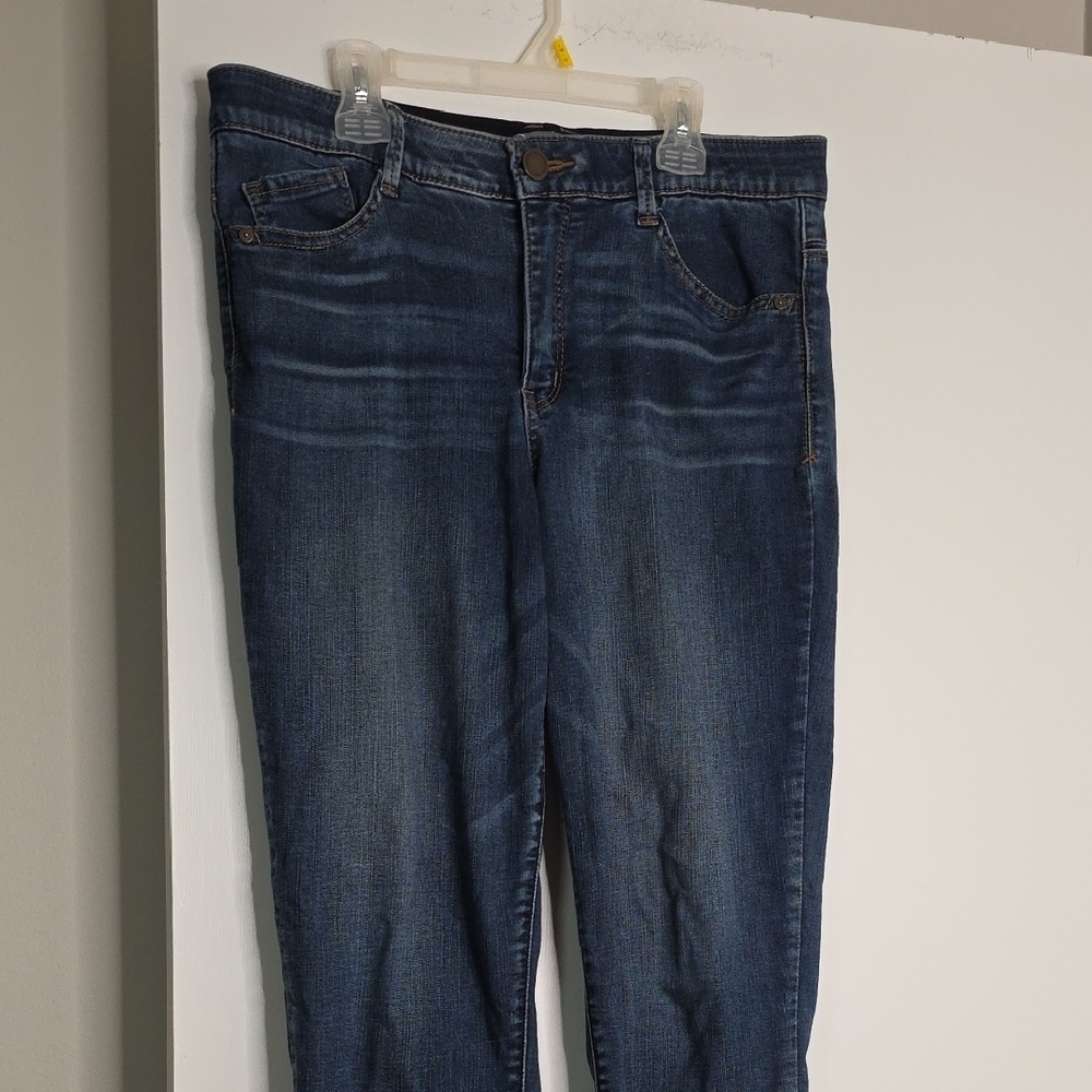 Wit & Wisdom Dark Blue Skinny Jeans - Picture 2 of 4